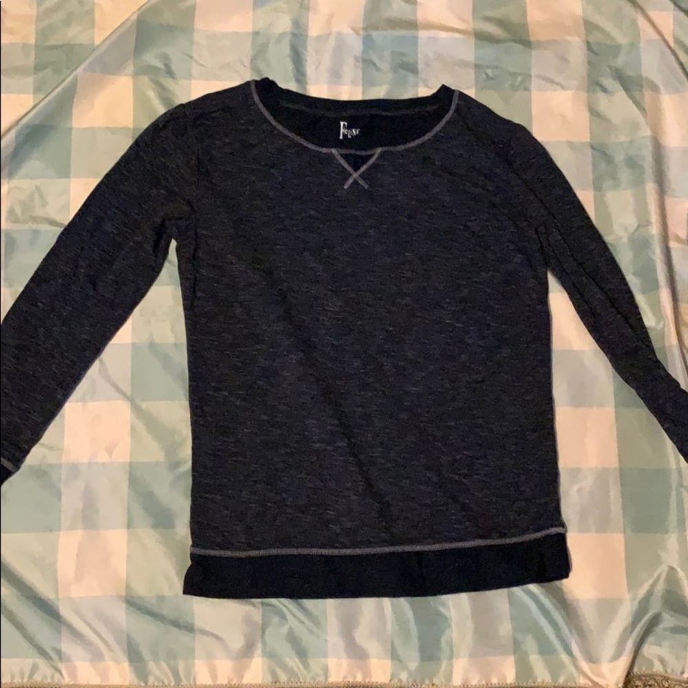 3/$10 Heathered black pullover
